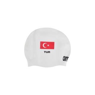 Arena Moulded Turkey Flag Yüzücü Bonesi