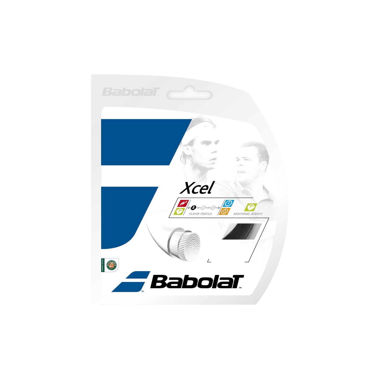 Babolat Xcell 12M Paket Tenis Raketi Kordajı - Siyah - 1