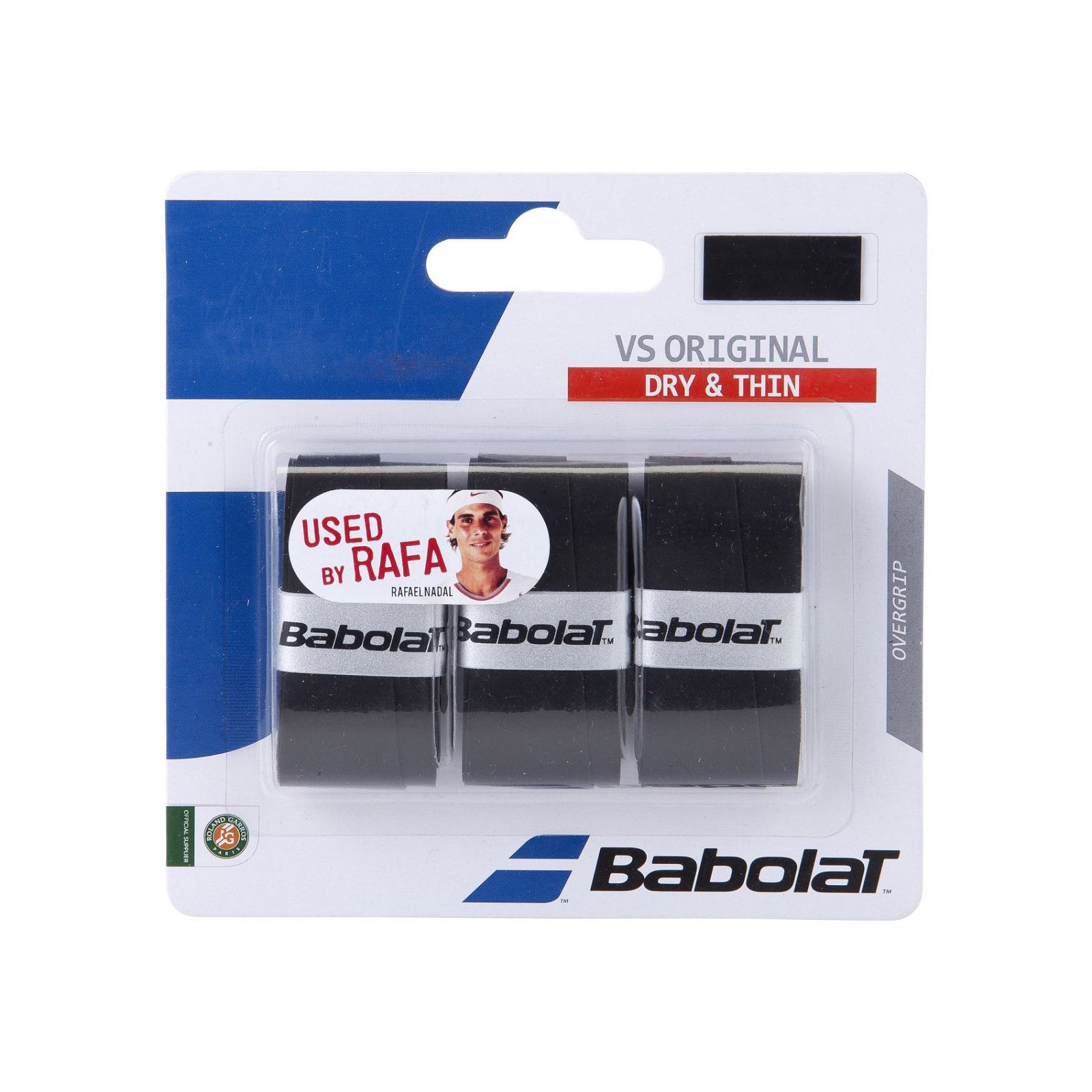 Babolat VS Original X3 Tenis Raketi Gribi - Siyah - 1
