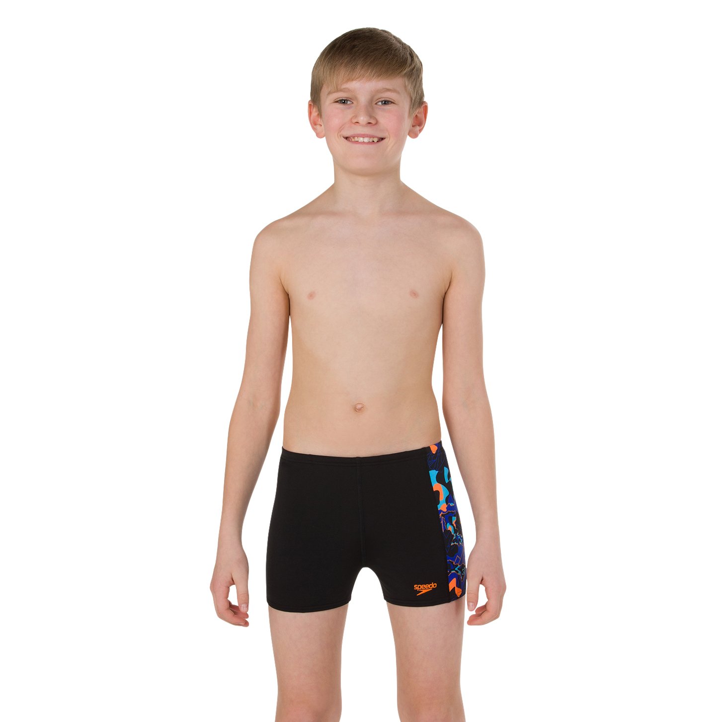 Speedo Endurance Plus Aquashort Çocuk Yüzücü Mayosu - Siyah - 1