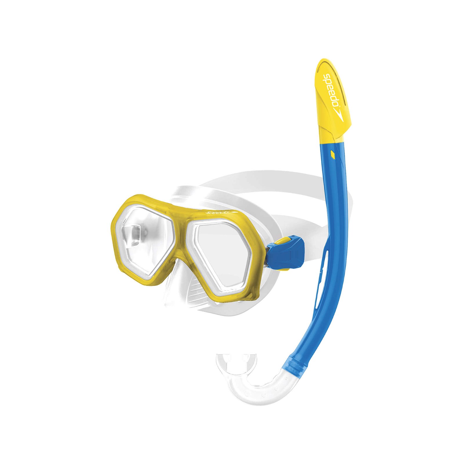 Speedo Leısure Dual Lenses Combo Çocuk Snorkel - SARI - 1