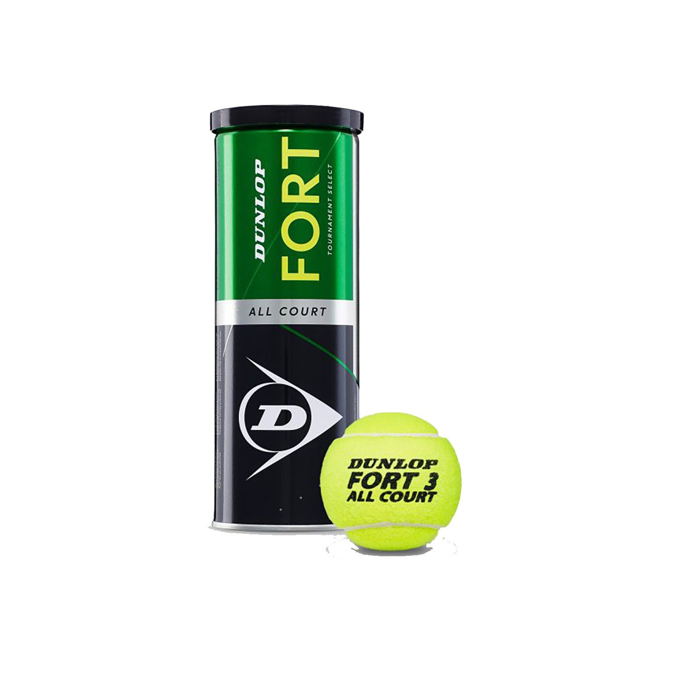 Dunlop Fort All Court 3Lü Tenis Topu - Renkli - 1