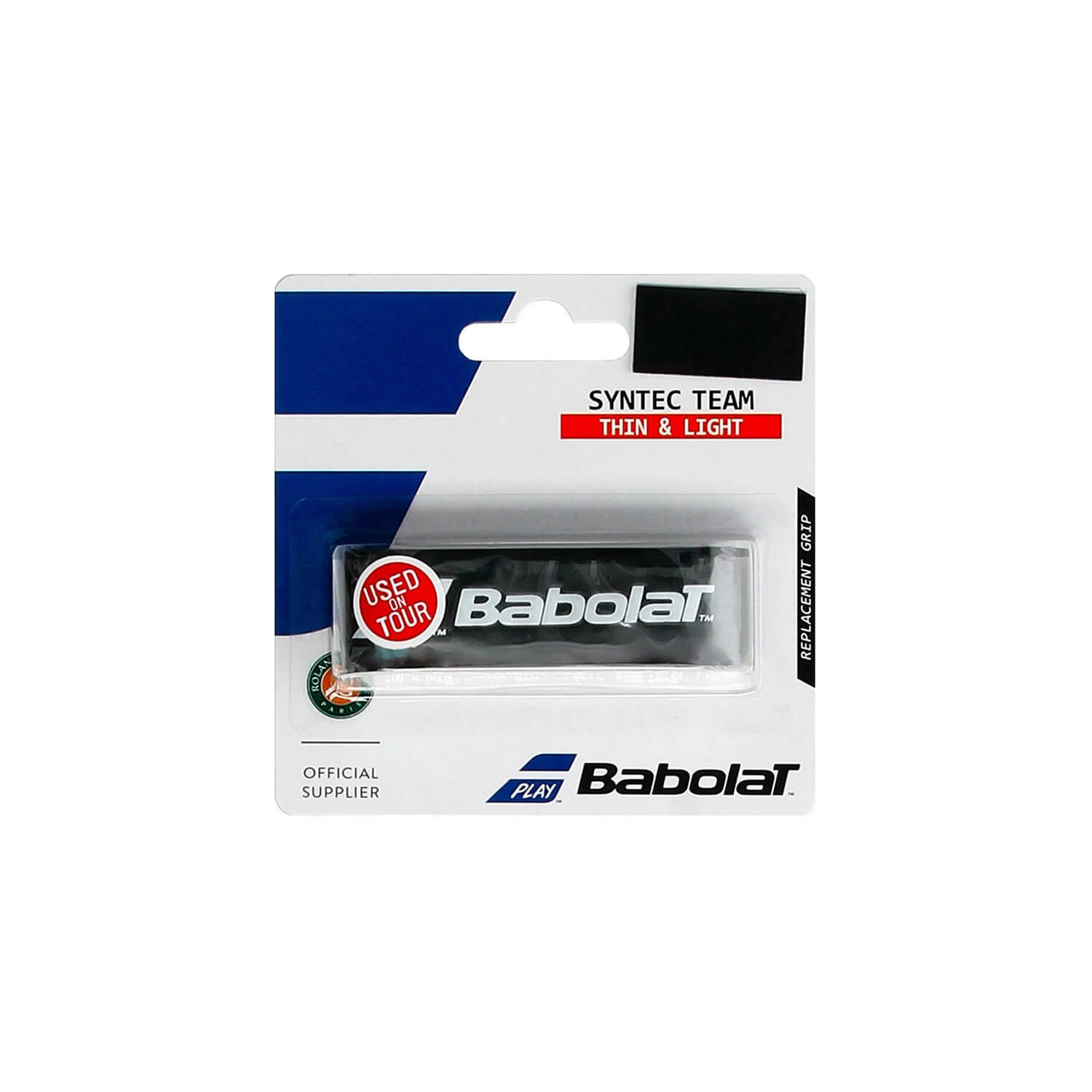 Babolat Syntec Team X1 Tenis Raketi Ana Grip - SİYAH - 1