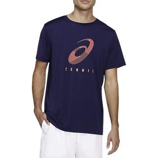 Asics Practice Spiral Erkek Tenis Tişörtü