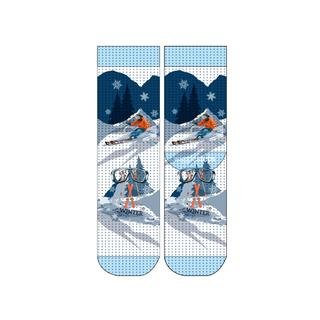 Wigglesteps Ski Winter Day Erkek Çorap