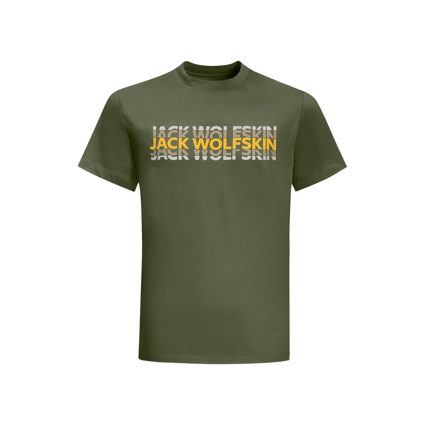 Jack Wolfskin Strobe Erkek Tişört - Yeşil - 1