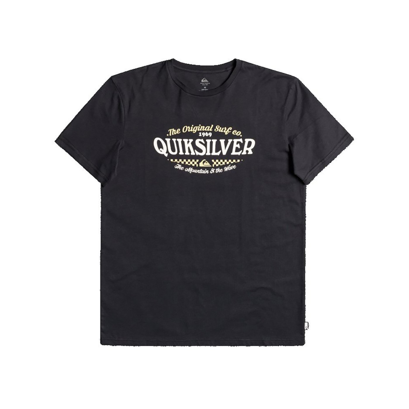 Quiksilver Check On It Erkek Tişört - SİYAH - 1