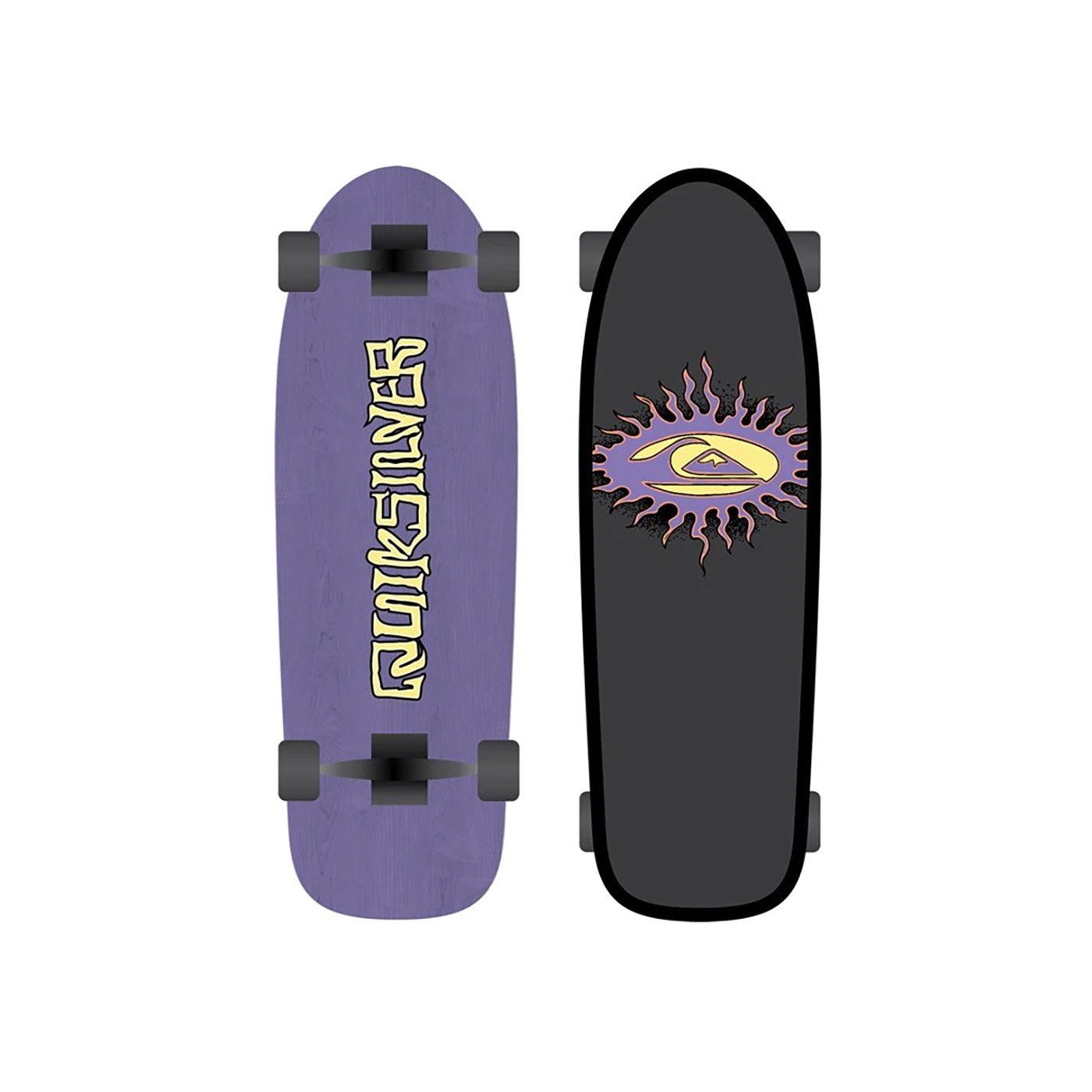 Quiksilver Fusion Longboard Skateboard - MULTİ - 1