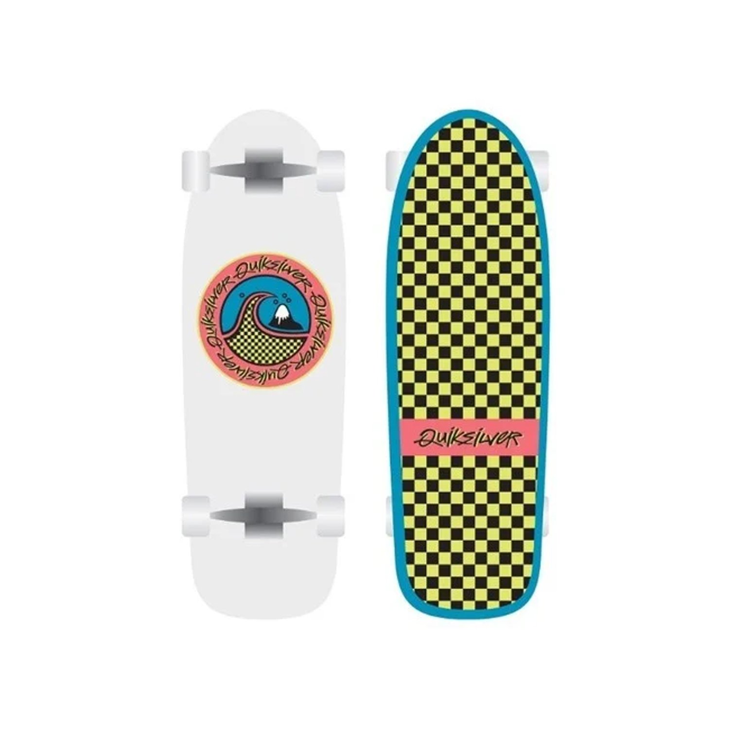Quiksilver Bubble Wawe Complete Skateboard - Beyaz - 1