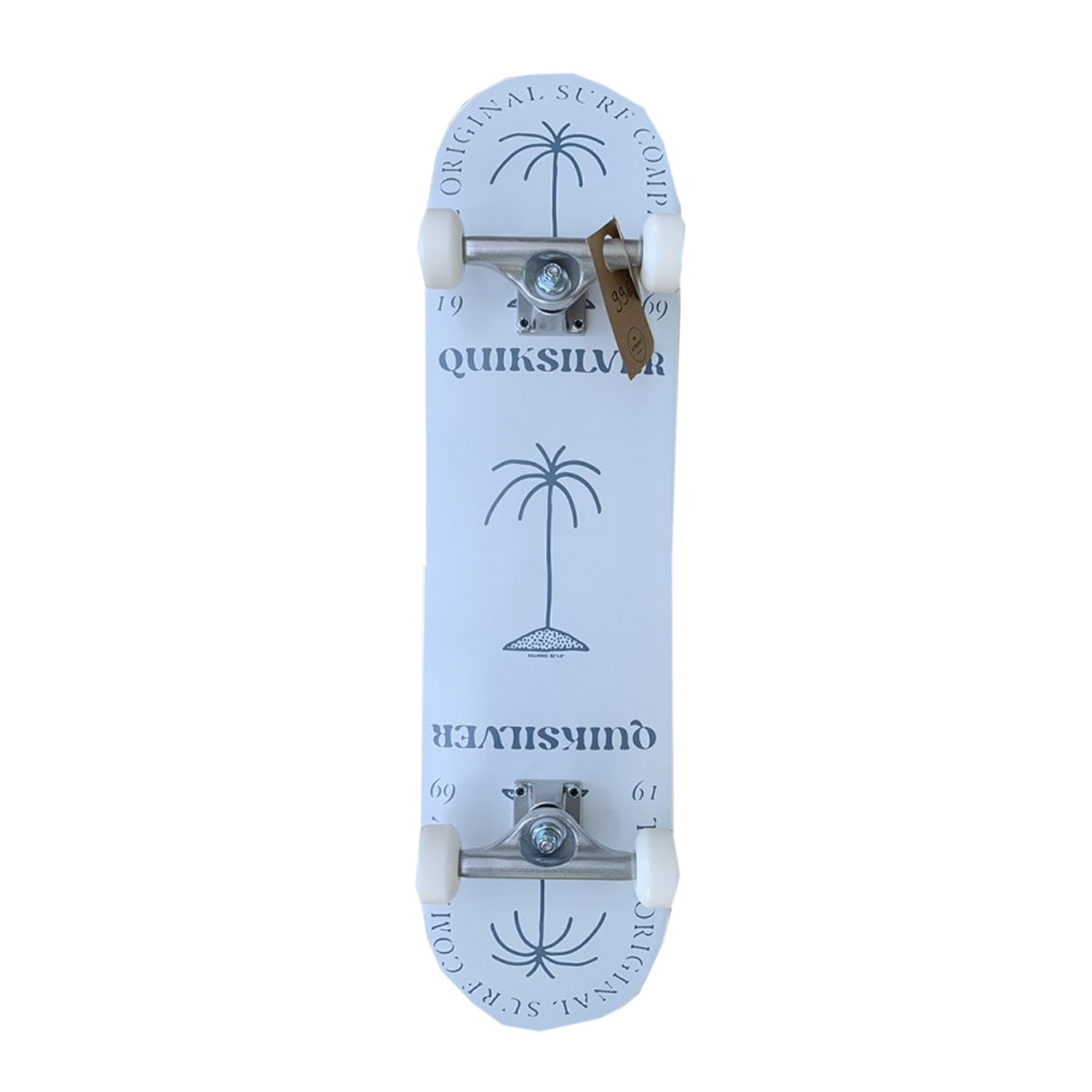 Quiksilver Palmıng Complete Skateboard - Beyaz - 1