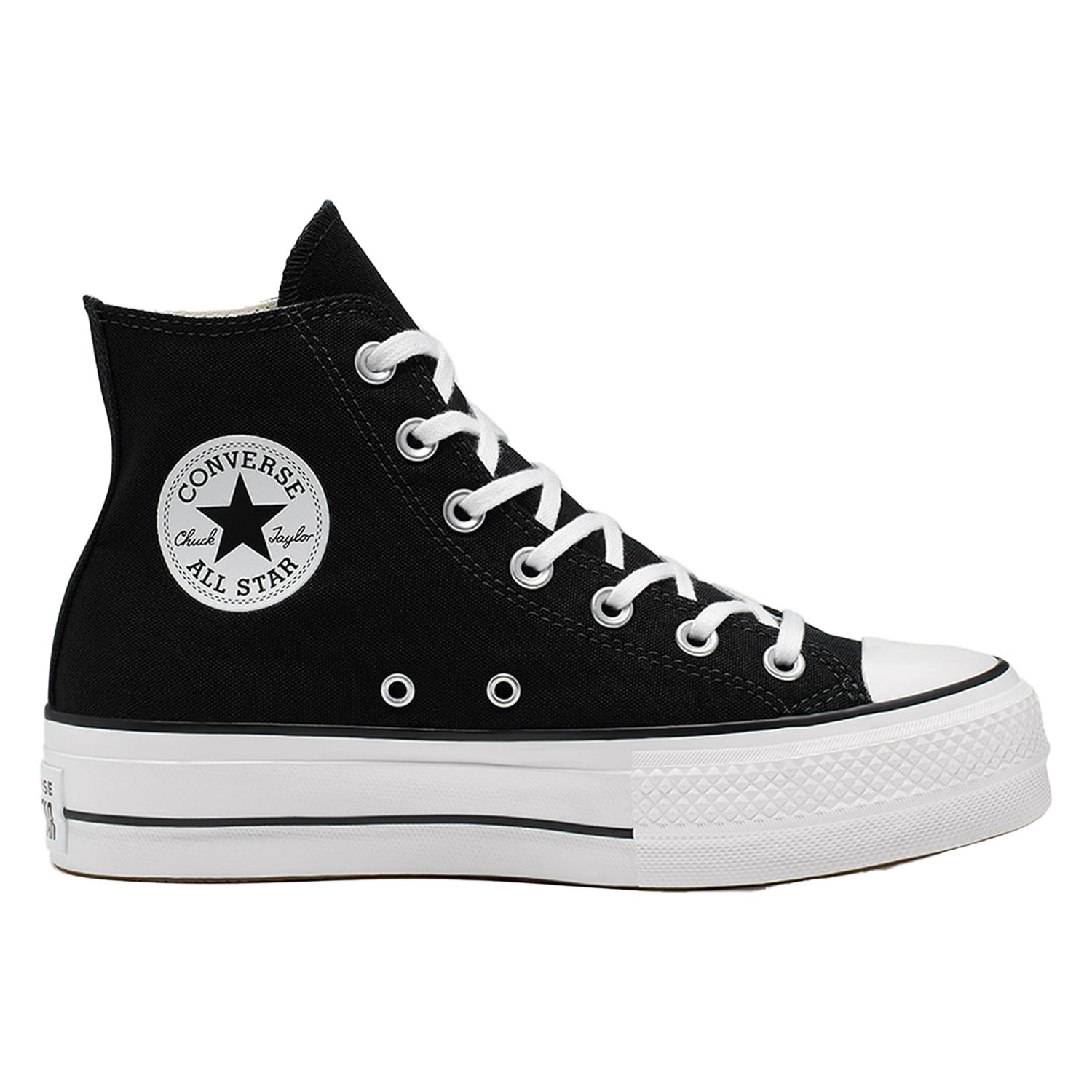 Converse Chuck Taylor All Star Platform Canvas Kadın Ayakkabı - Siyah - 1