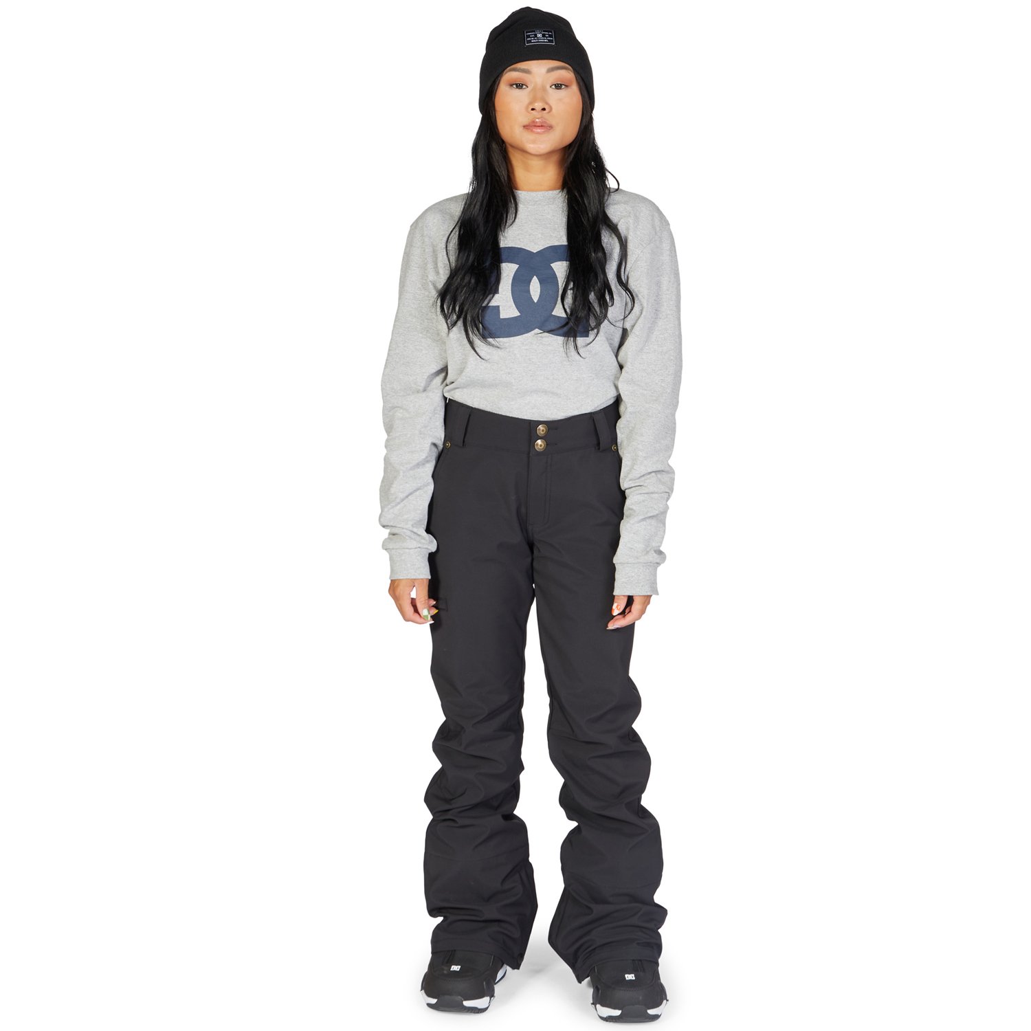 DC Viva Softshell Kadın Snowboard Pantolonu - Siyah - 1