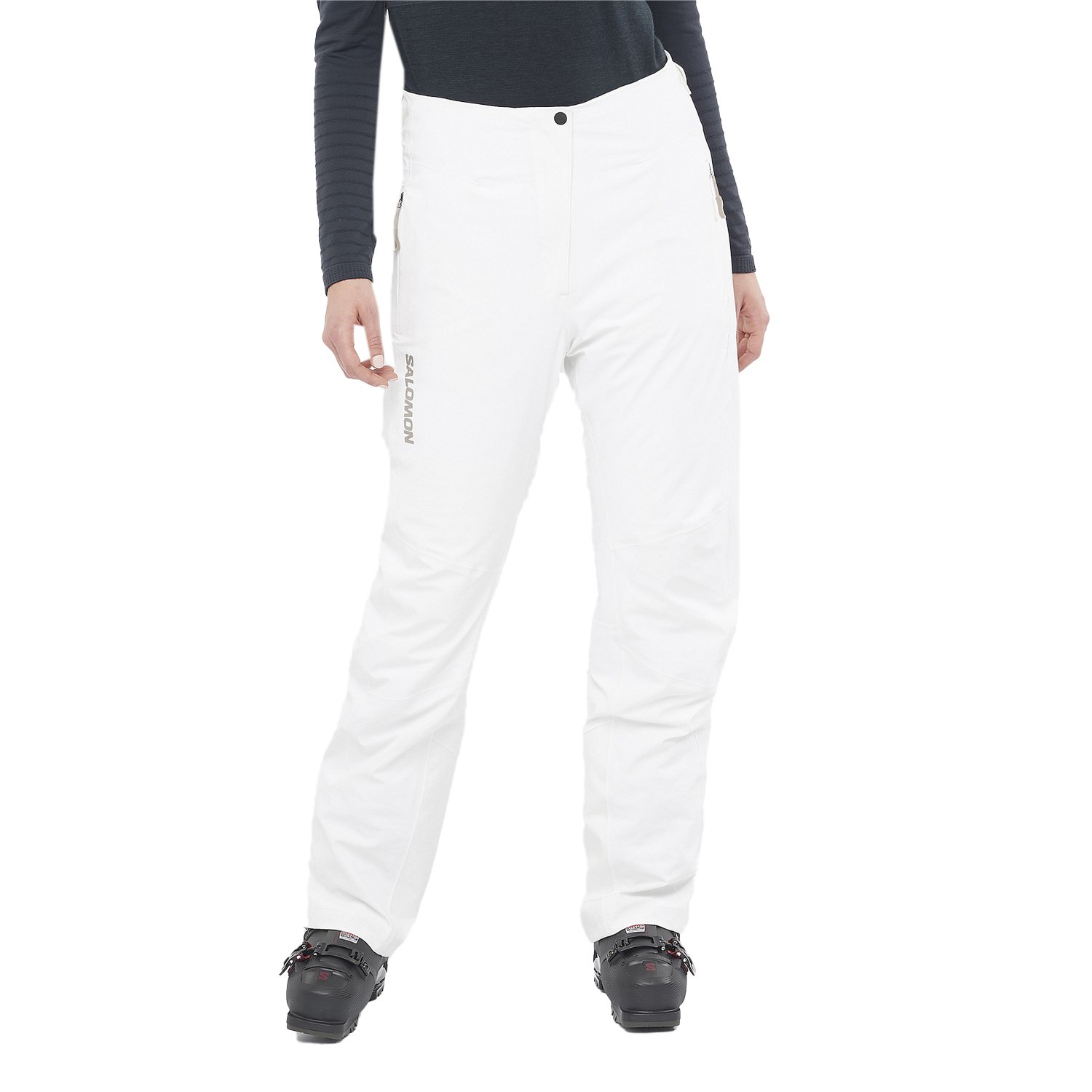 Salomon S/Max Warm Kadın Kayak Pantolonu - Beyaz - 1