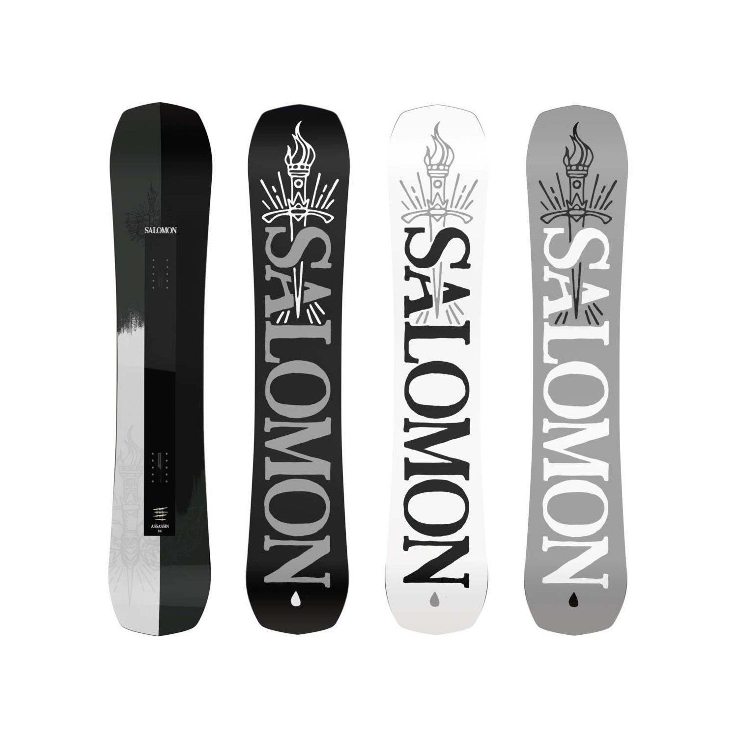 Salomon Assassin Pro Erkek Snowboard - Renkli - 1