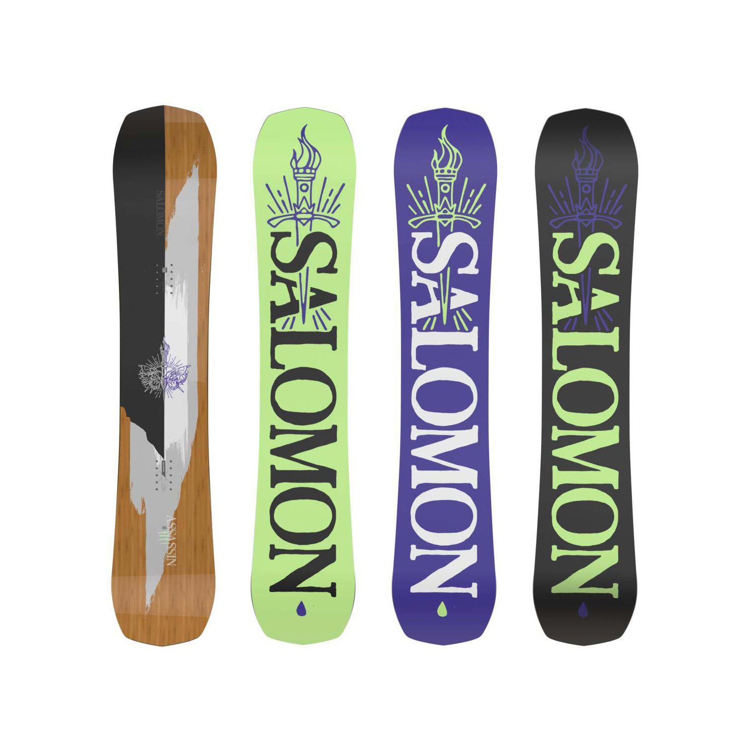 Salomon Assassin Erkek Snowboard - MULTİ - 1