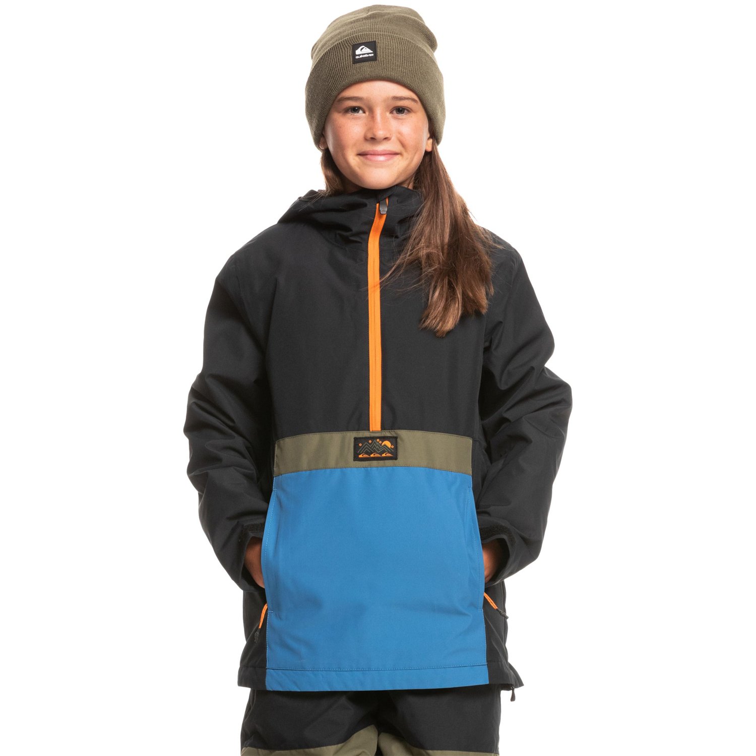 Quiksilver Steeze Çocuk Kayak/Snowboard Mont - Siyah - 1