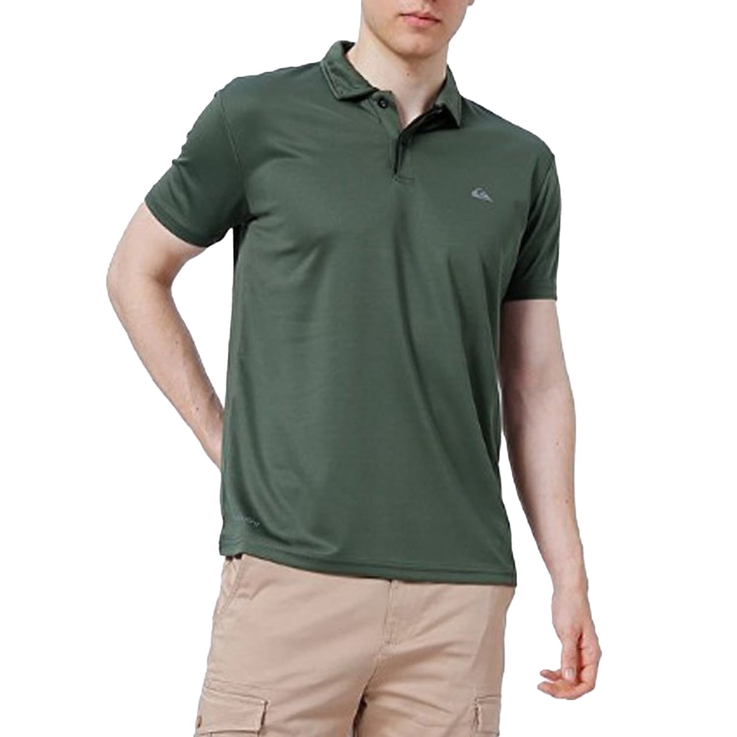 Quiksilver Per4man’s Erkek Polo Tişört - Yeşil - 1
