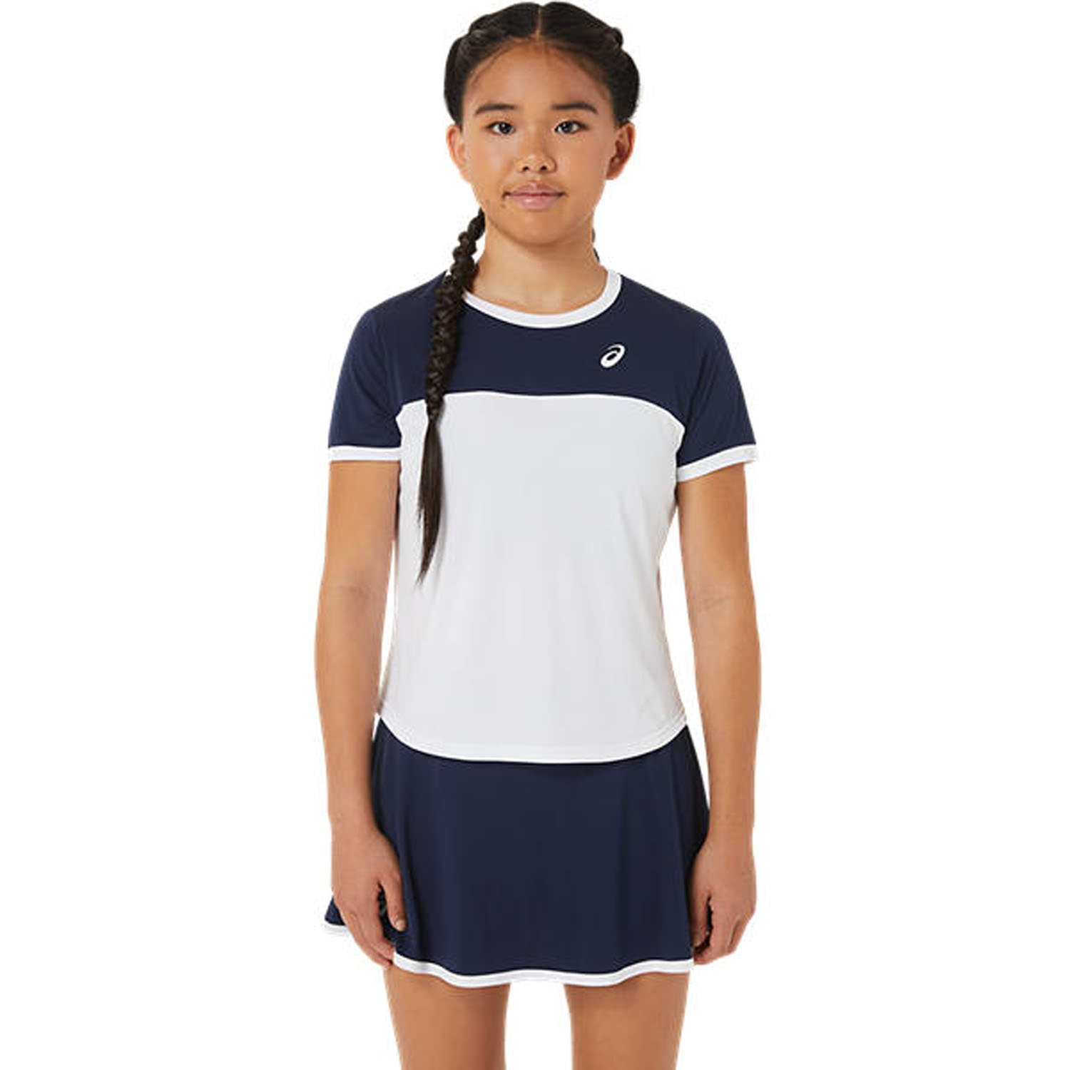 Asics Girls Çocuk Tenis Tişört - Renkli - 1
