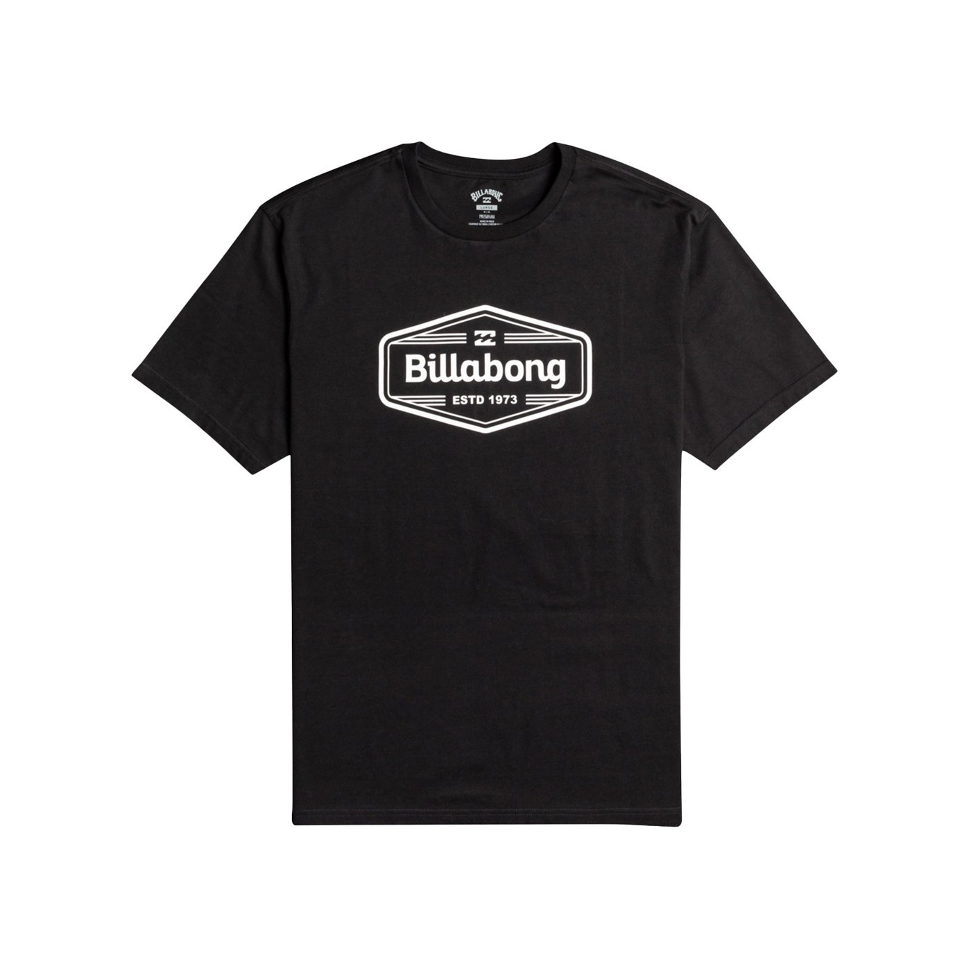 Billabong Trademark Erkek Tişört - Siyah - 1