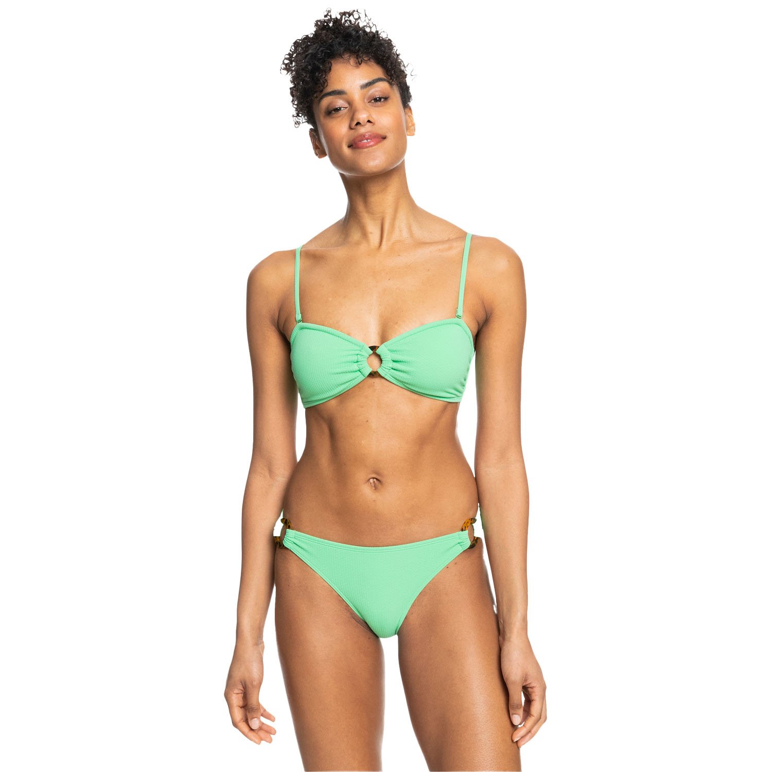 Roxy Color Jam Bandeau Kadın Bikini Takımı - Yeşil - 1