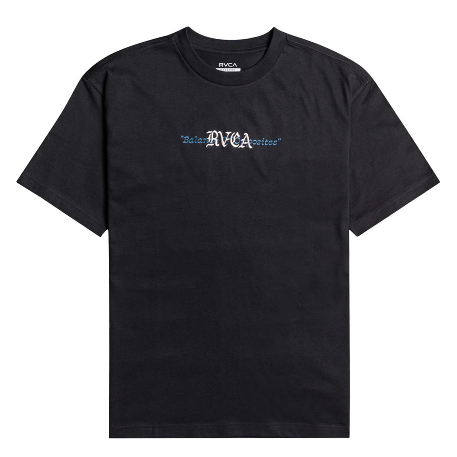 RVCA Balance Stacks Erkek Tişört - SİYAH - 1