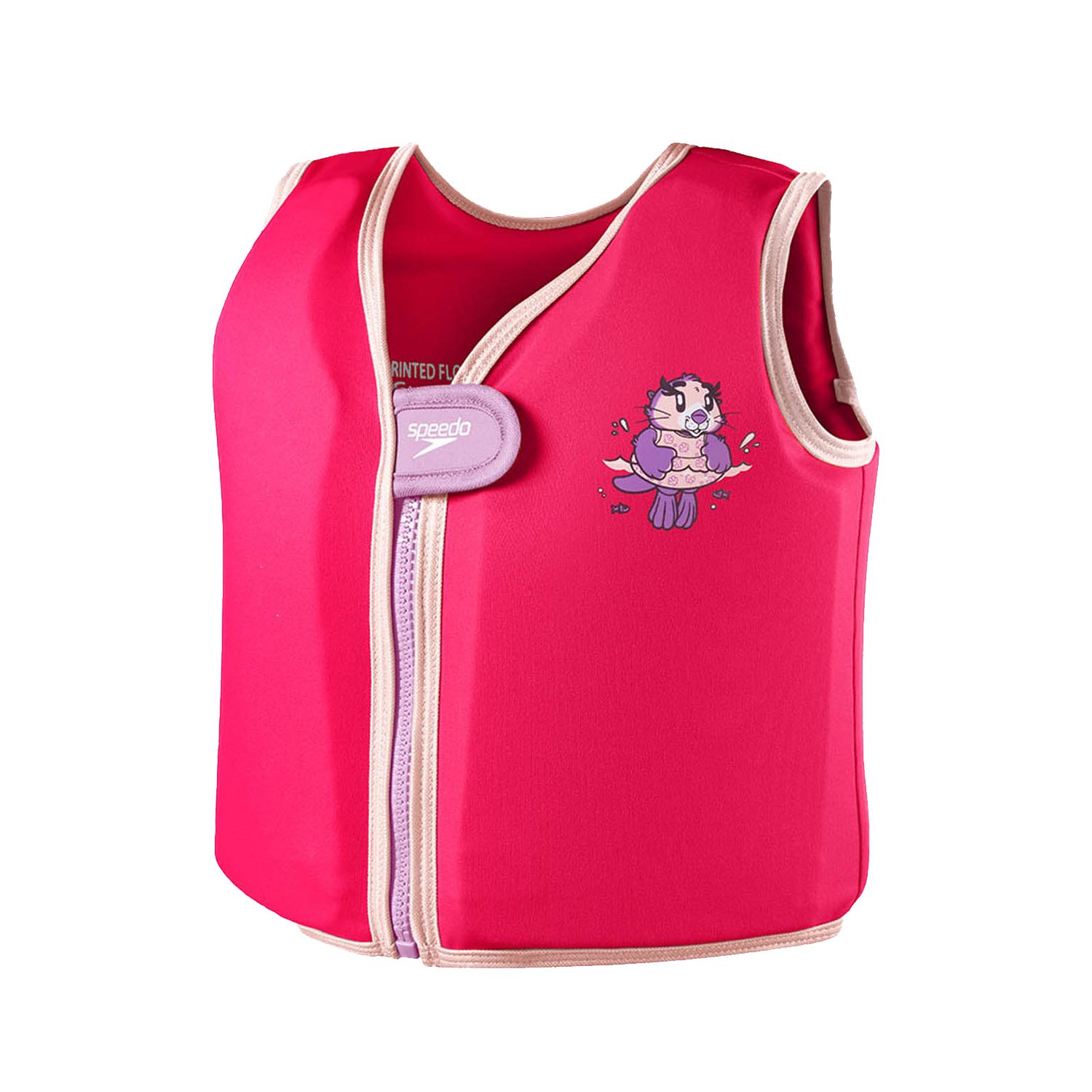 Speedo Printed Float Vest Iu Pink/Purple Can Yeleği - Pembe - 1