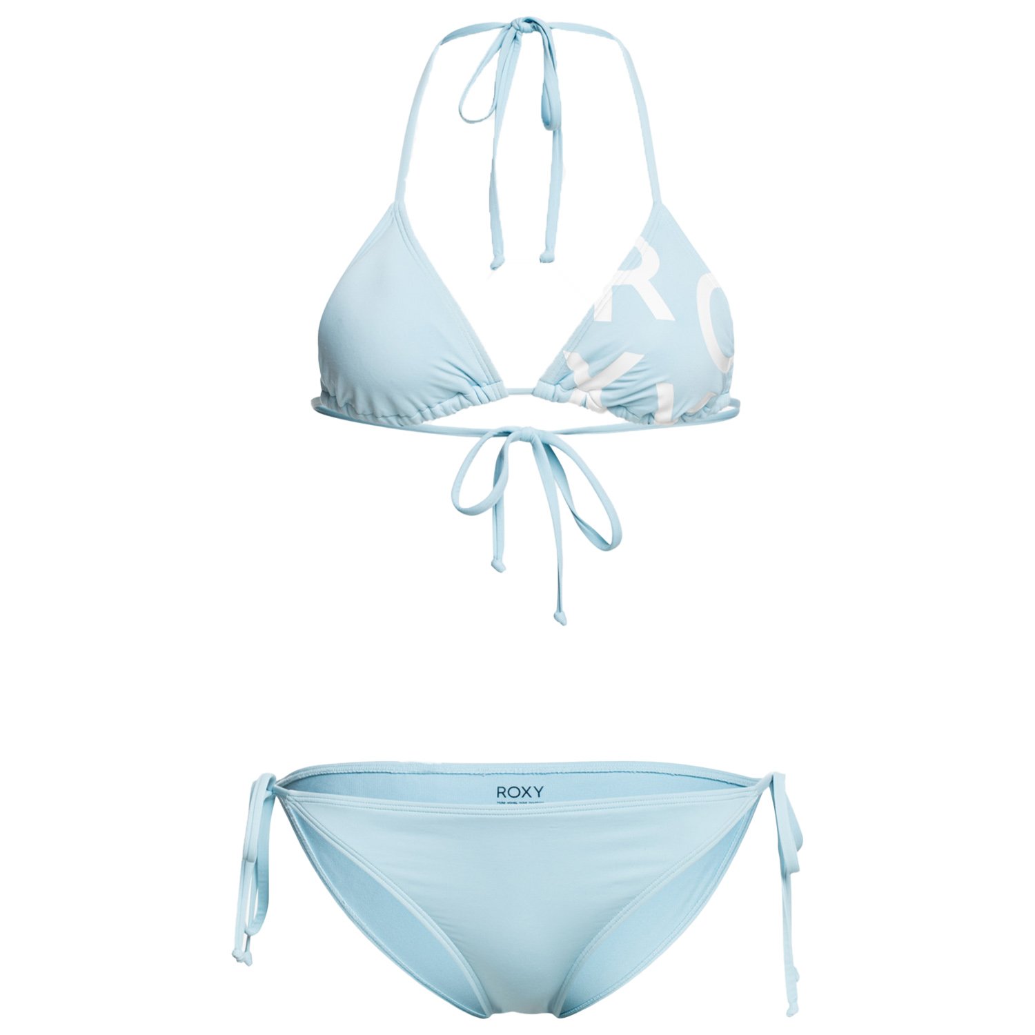 Roxy Beach Classics Tie Side Triangle Kadın Bikini - Mavi - 1