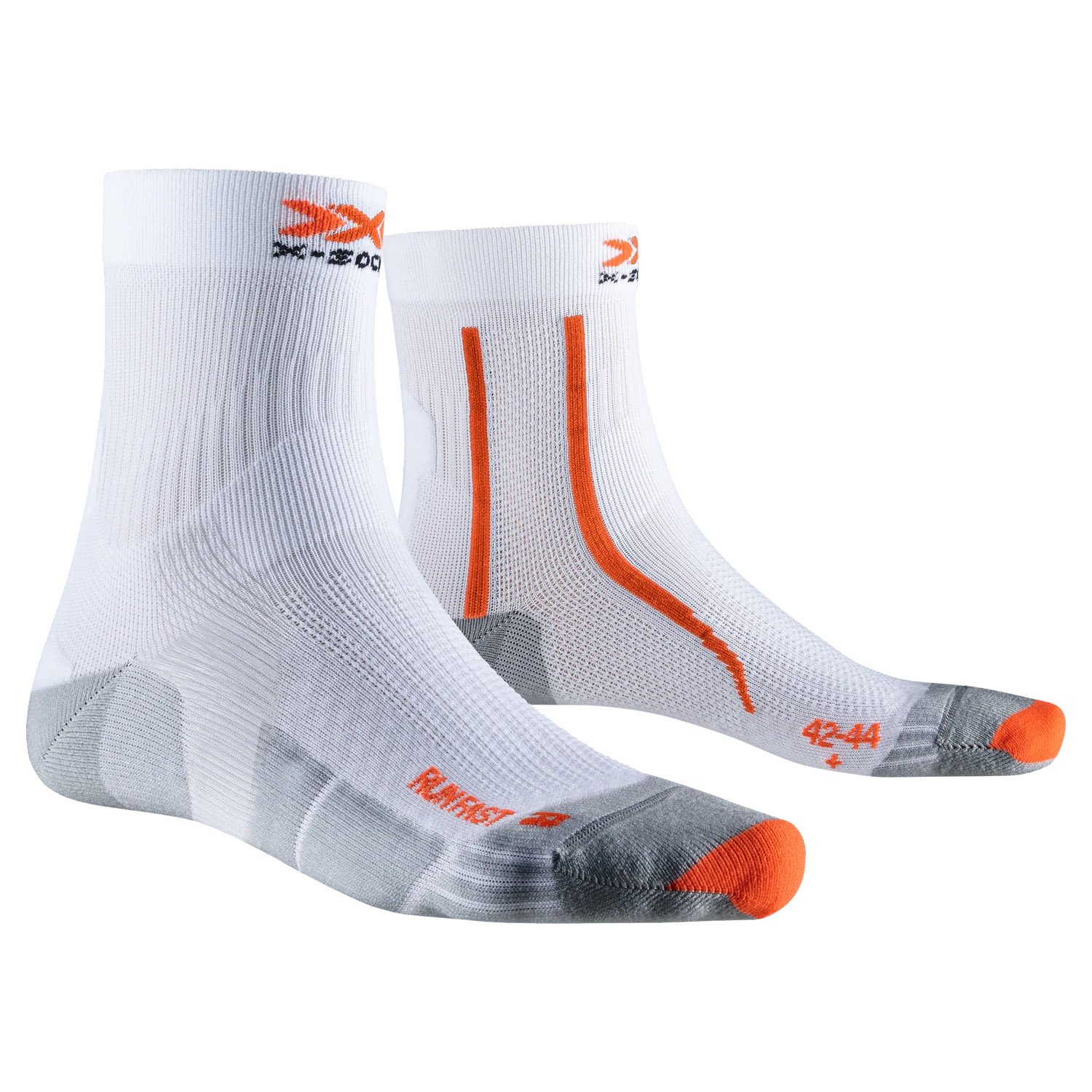 X-Bionic X-Socks:Registered: Run Fast 4.0 Çorap - Beyaz - 1