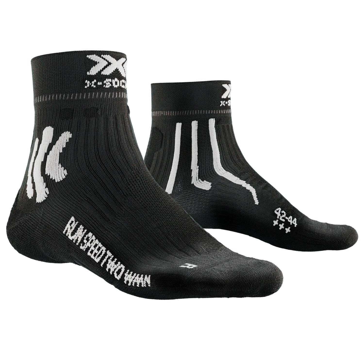 X-Bionic X-Socks:Registered: Run Speed Two 4.0 Kadın Çorap - Siyah - 1