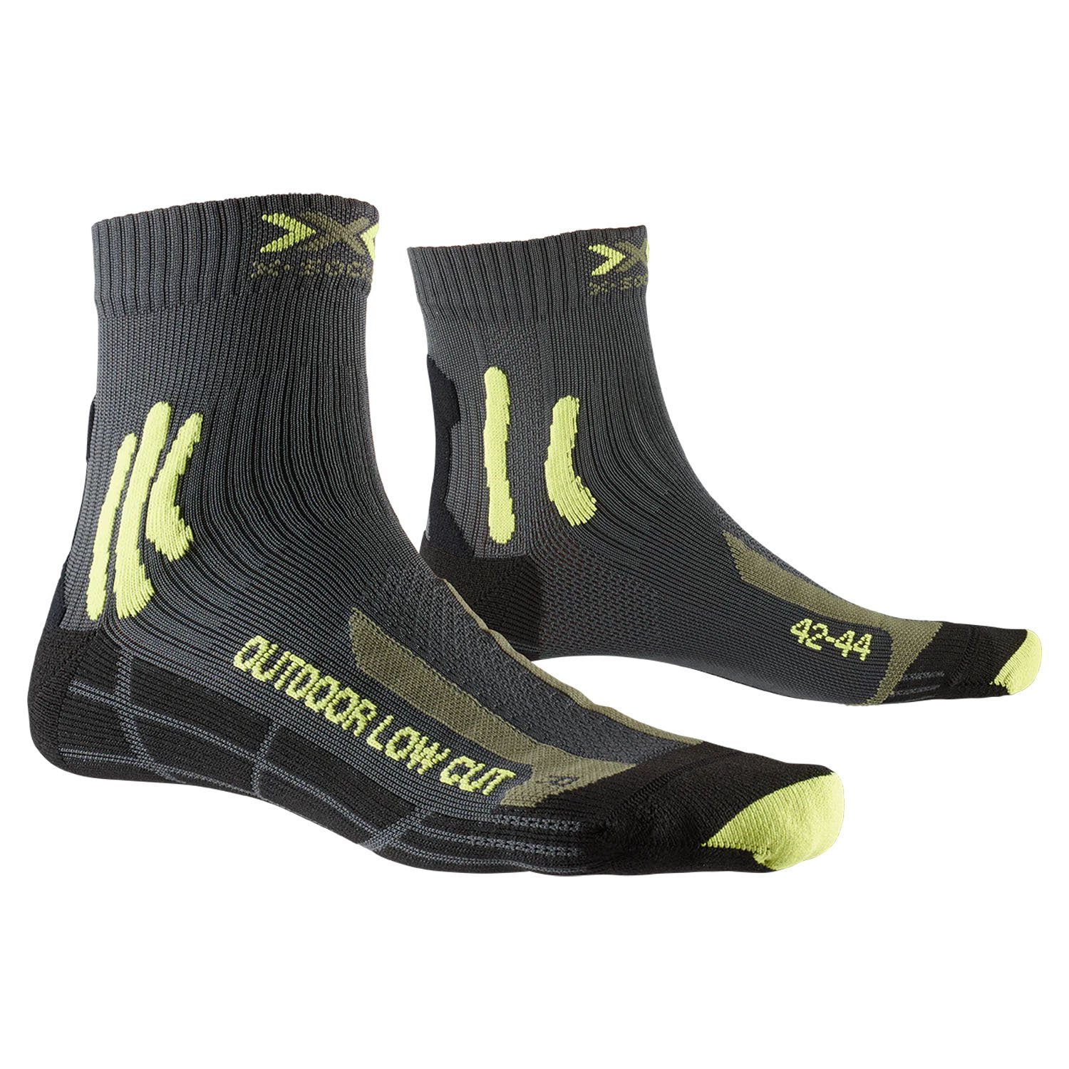 X-Bionic X-Socks:Registered: Trek Outdoor Low Cut Erkek Çorap - Gri - 1