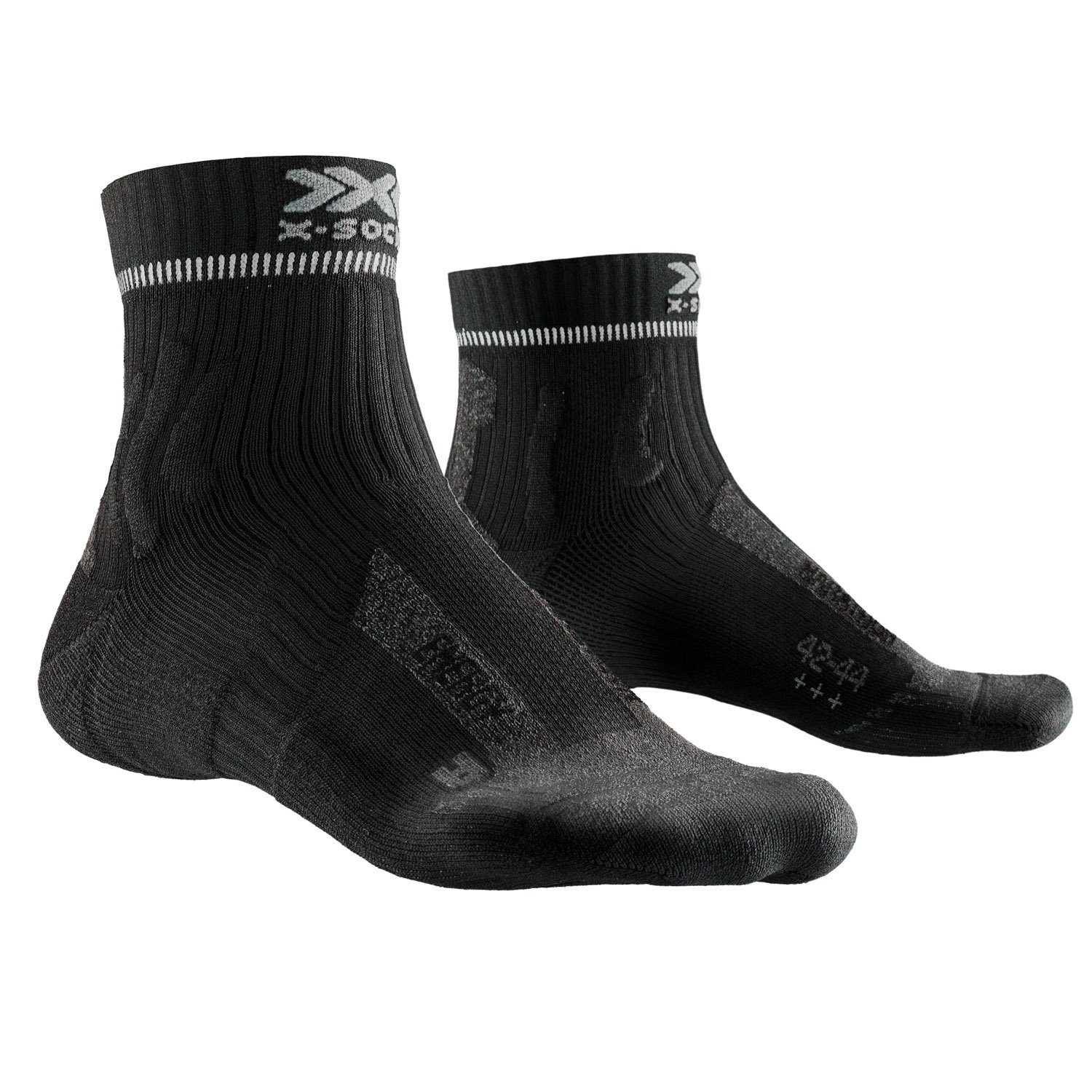 X-Bionic X-Socks:Registered: Marathon Energy 4.0 Erkek Çorap - Siyah - 1