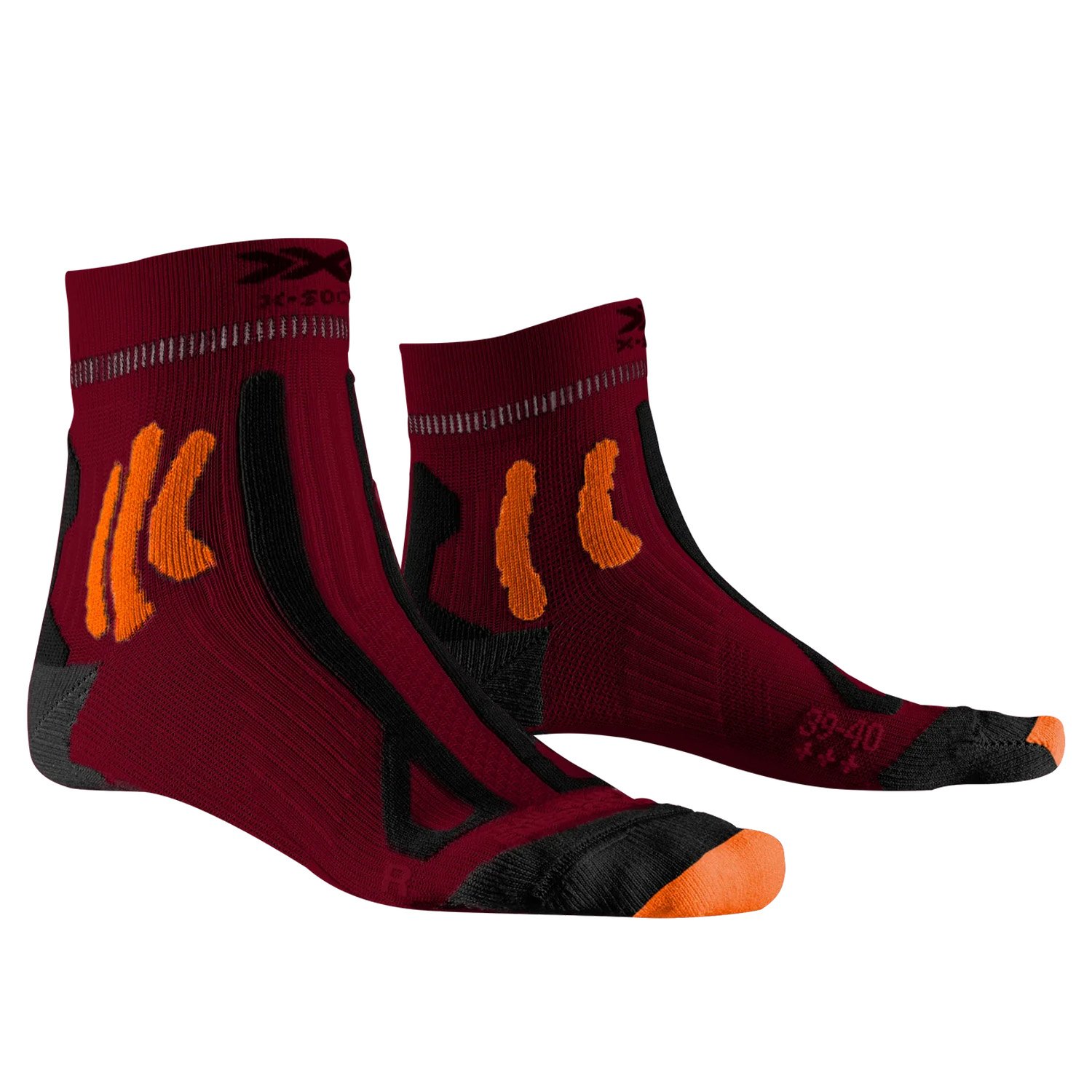 X-Bionic X-Socks:Registered: Trail Run Energy 4.0 Erkek Çorap - Kırmızı - 1