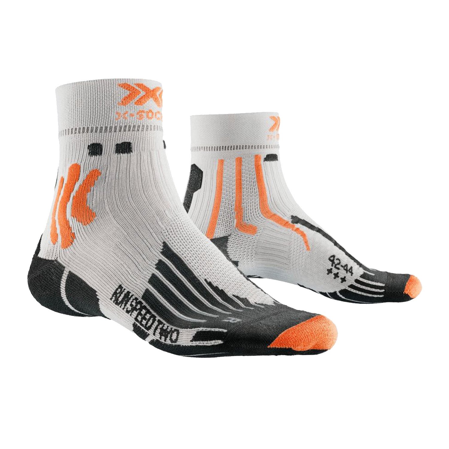 X-Bionic X-Socks:Registered: Run Speed Two 4.0 Erkek Çorap - Beyaz - 1