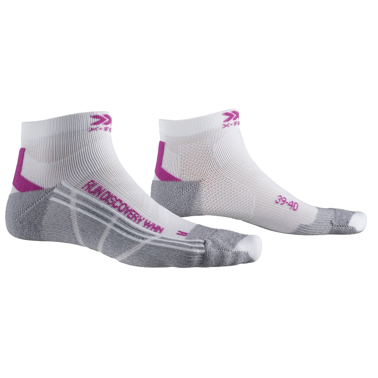 X-Bionic X-Socks:Registered: Run Discovery 4.0 Kadın Çorap - Beyaz - 1