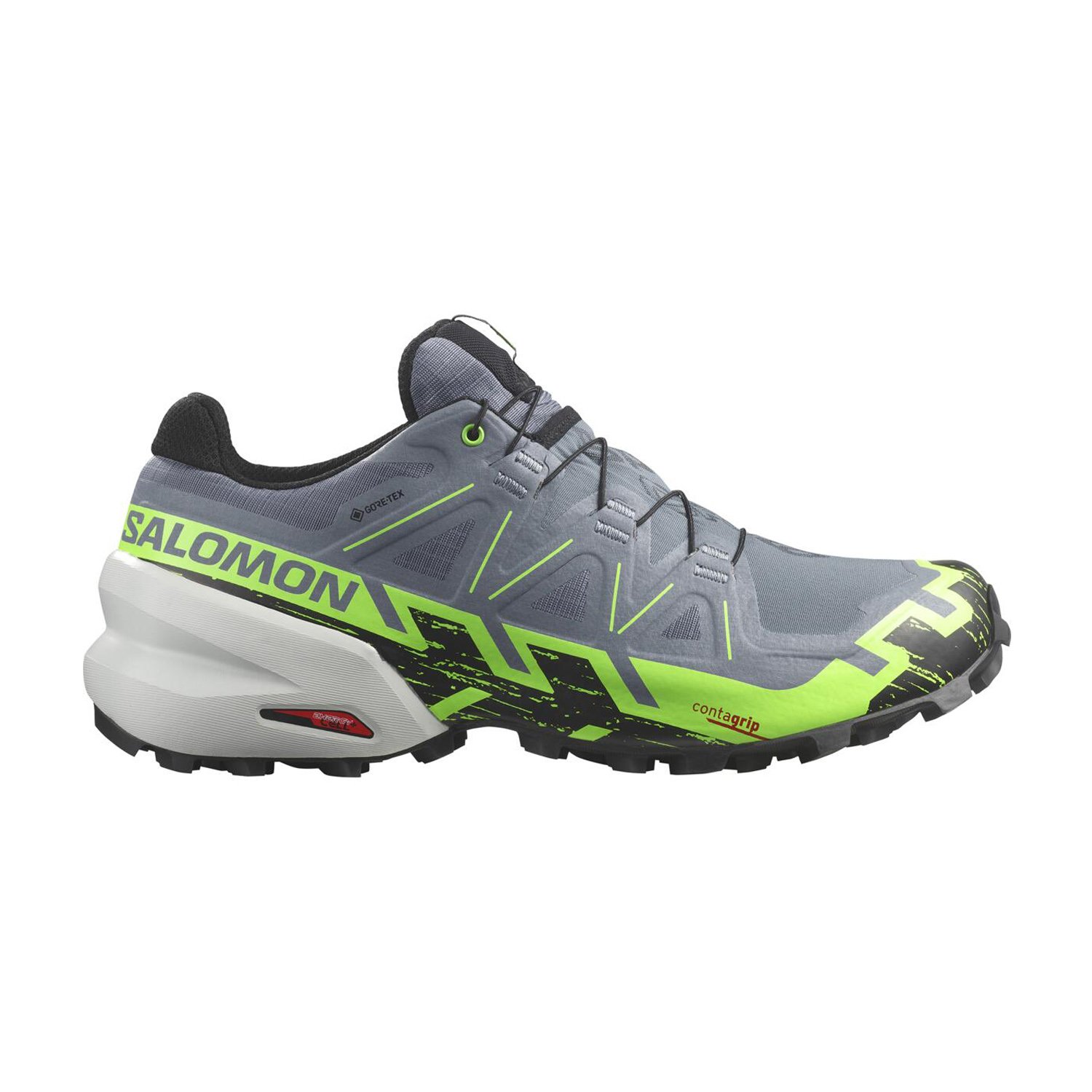 Salomon Speedcross 6 Gore-Tex Erkek Patika Koşu Ayakkabısı - Gri - 1