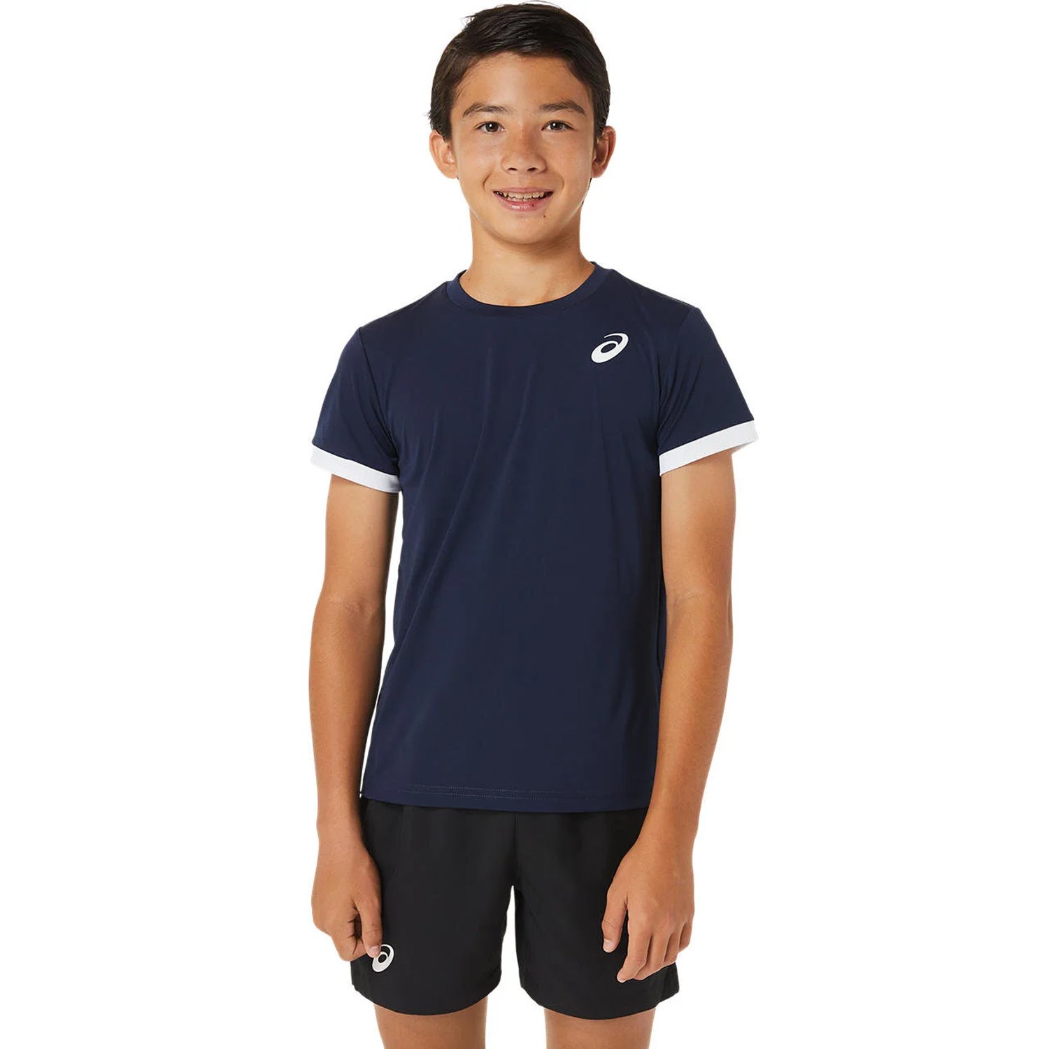 Asics Çocuk Tenis Tişört - Mavi - 1