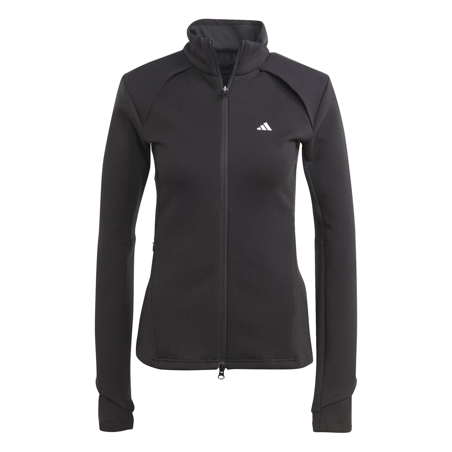 Adidas Training Cover-Up Kadın Koşu Ceketi - Siyah - 1