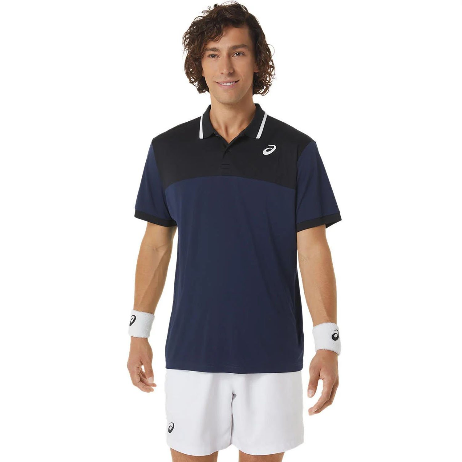 Asics Court Polo Erkek Tenis T-Şhırt - Mavi - 1