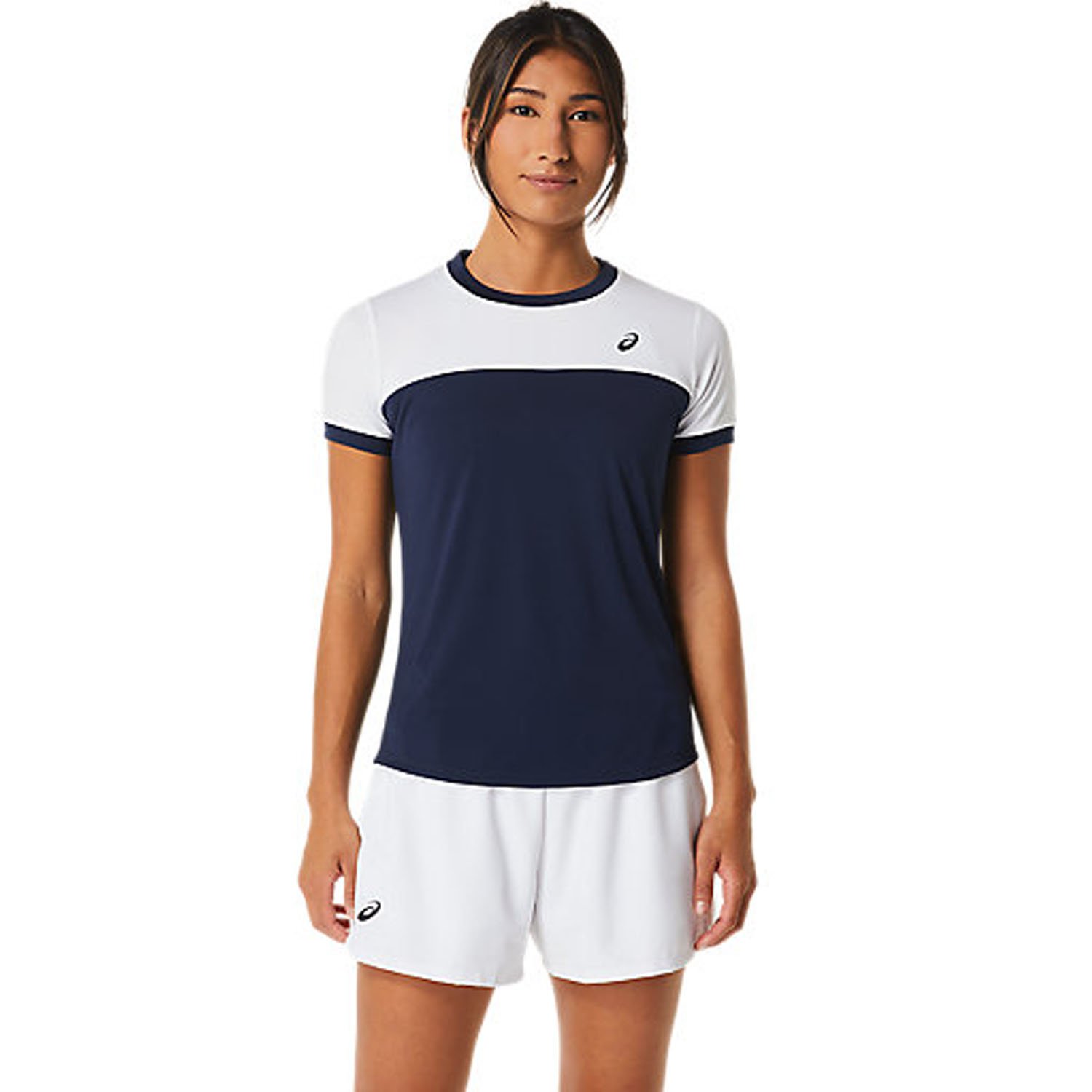 Asics Court Kadın Tenis Tişört - Mavi - 1