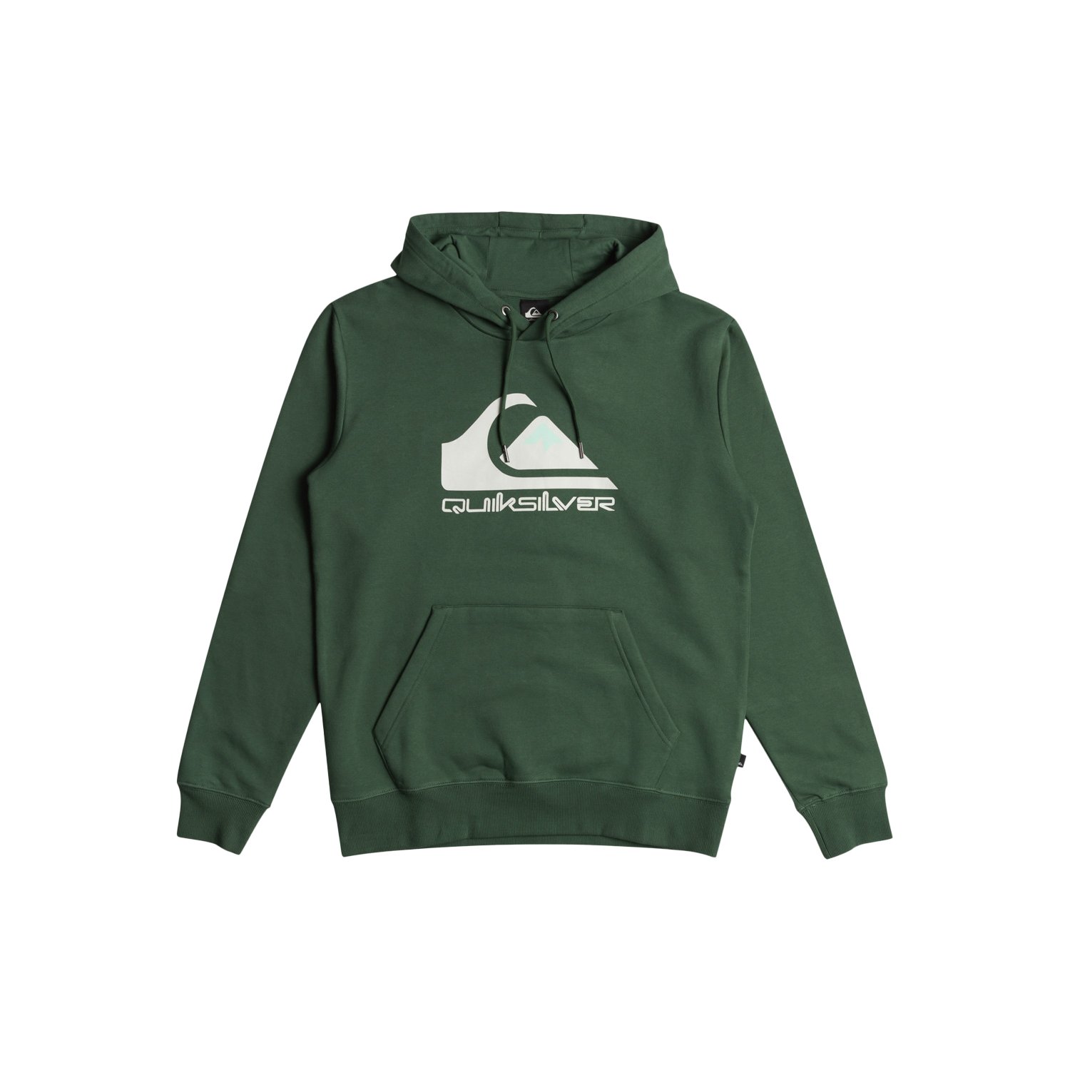 Quiksilver Big Logo Hood Erkek Sweatshirt - Yeşil - 1