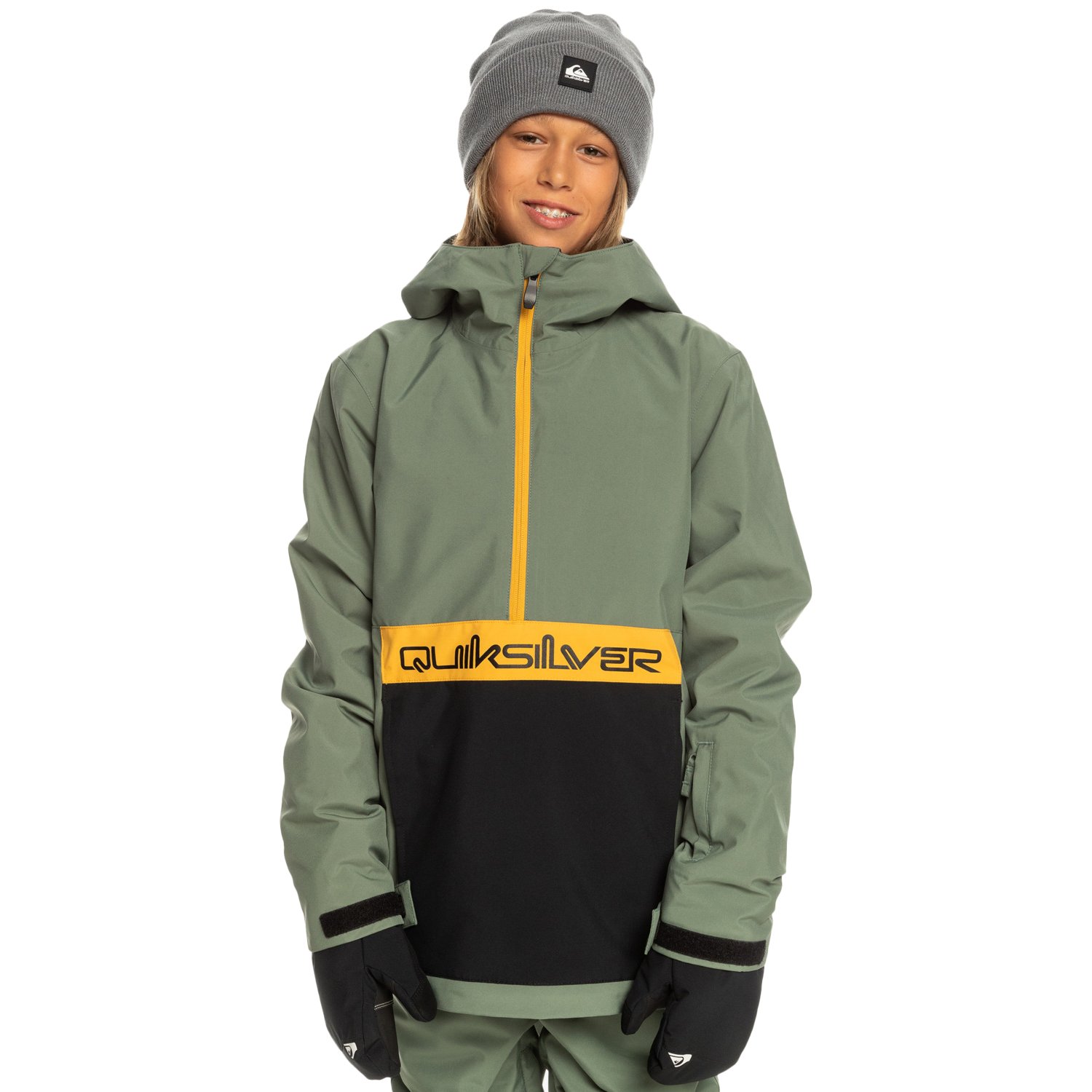 Quiksilver Steeze Çocuk Kayak/Snowboard Mont - Yeşil - 1