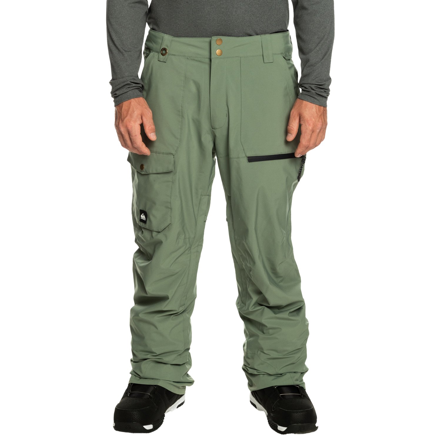 Quiksilver Utility Erkek Snowboard Pantolonu - Yeşil - 1