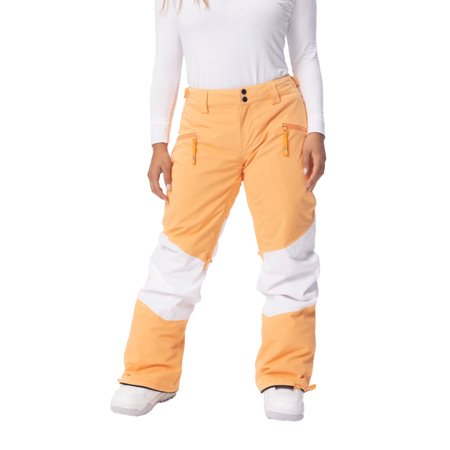 Roxy Rising High Kadın Snowboard Pantolonu - Turuncu - 1