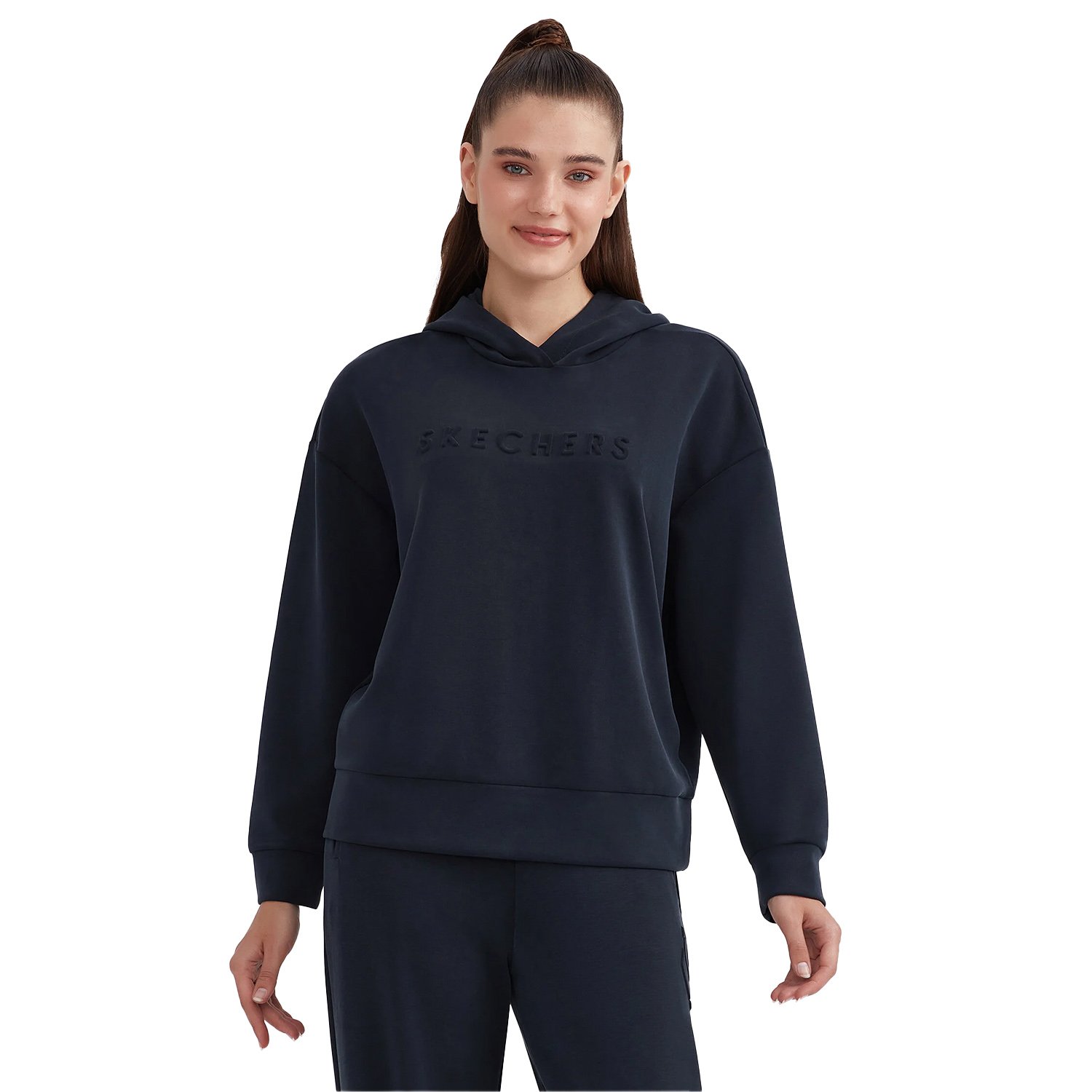 Skechers Soft Touch Kadın Sweatshirt - Siyah - 1