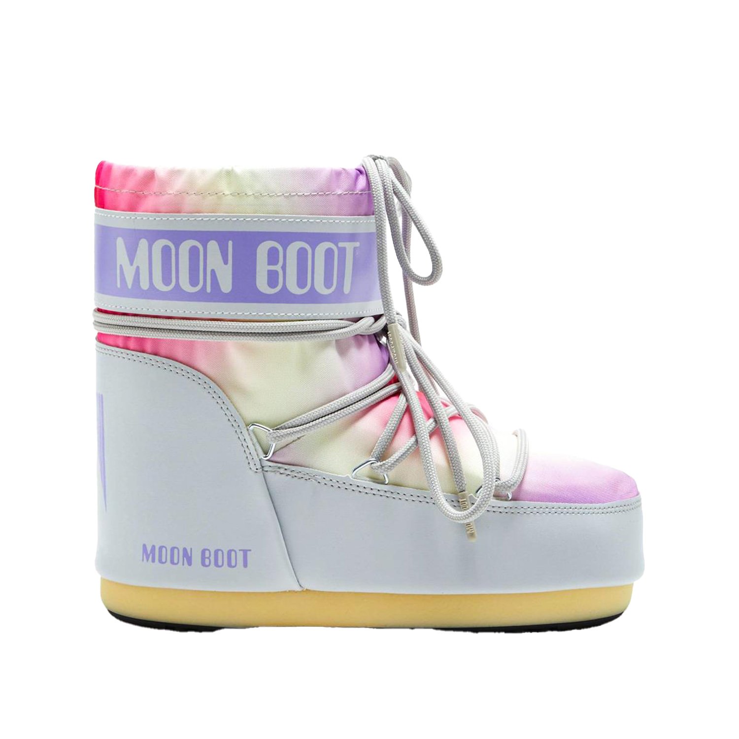 Moon Boot Icon Low Tie Dye Kadın Kar Botu - Gri - 1