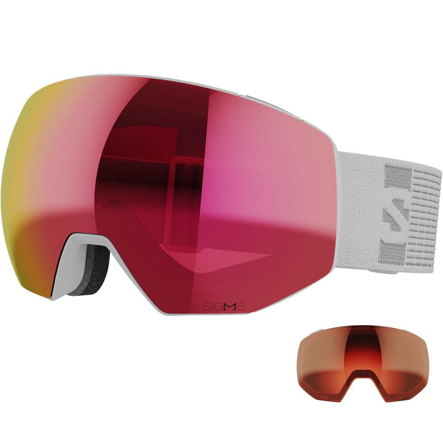 Salomon Radium Prime Sigma Kayak/Snowboard Goggle - Beyaz - 1