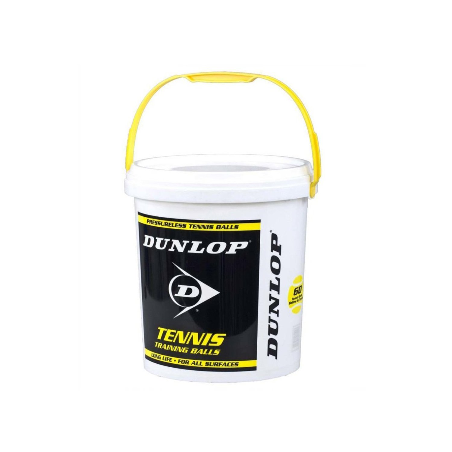 Dunlop Training Yellow 60Lı Kova Tenis Topu - Renkli - 1