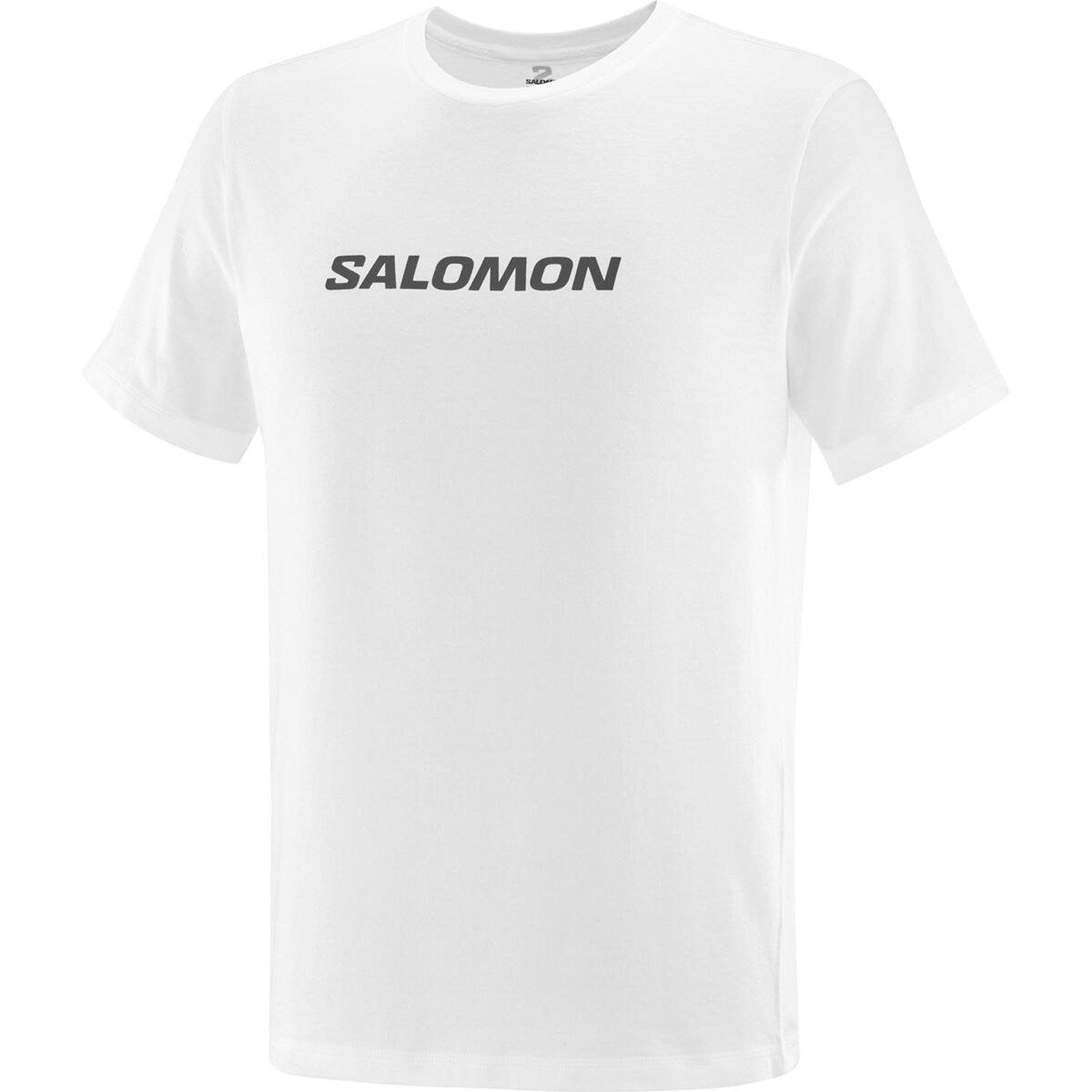 Salomon Logo Perf Erkek Koşu Koşu Tişört - Beyaz - 1