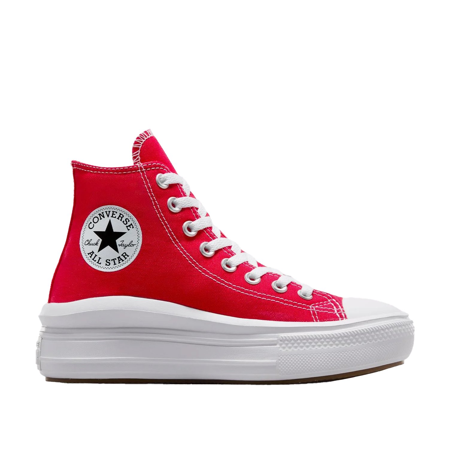 Converse Chuck Taylor All Star Move Kadın Ayakkabı - Kırmızı - 1