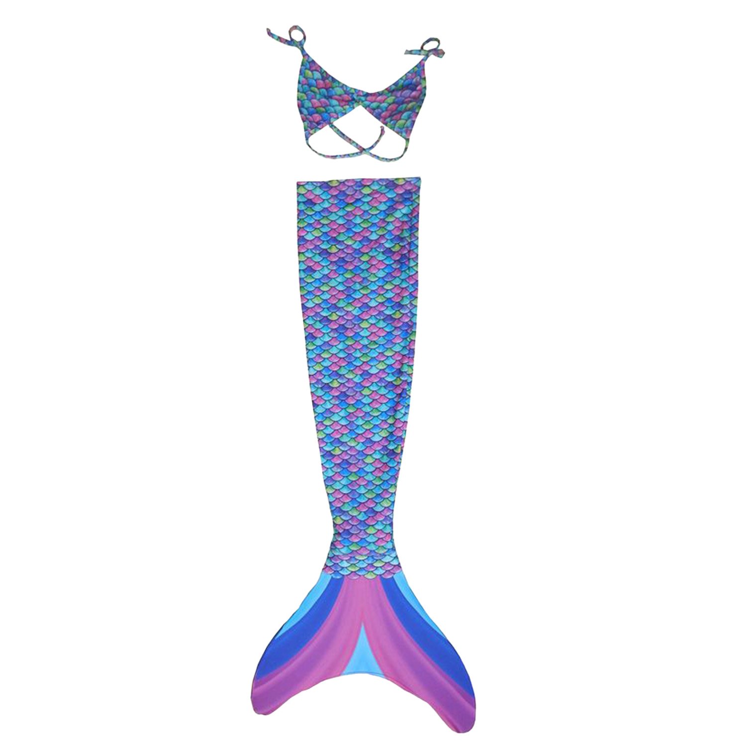Mermaid Dream Deniz Kızı Çocuk Mayo - Renkli - 1